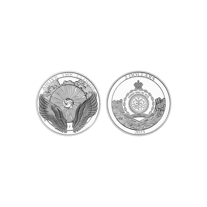 Silver 1oz Aviation Coin – Above the Clouds Reverse Proof