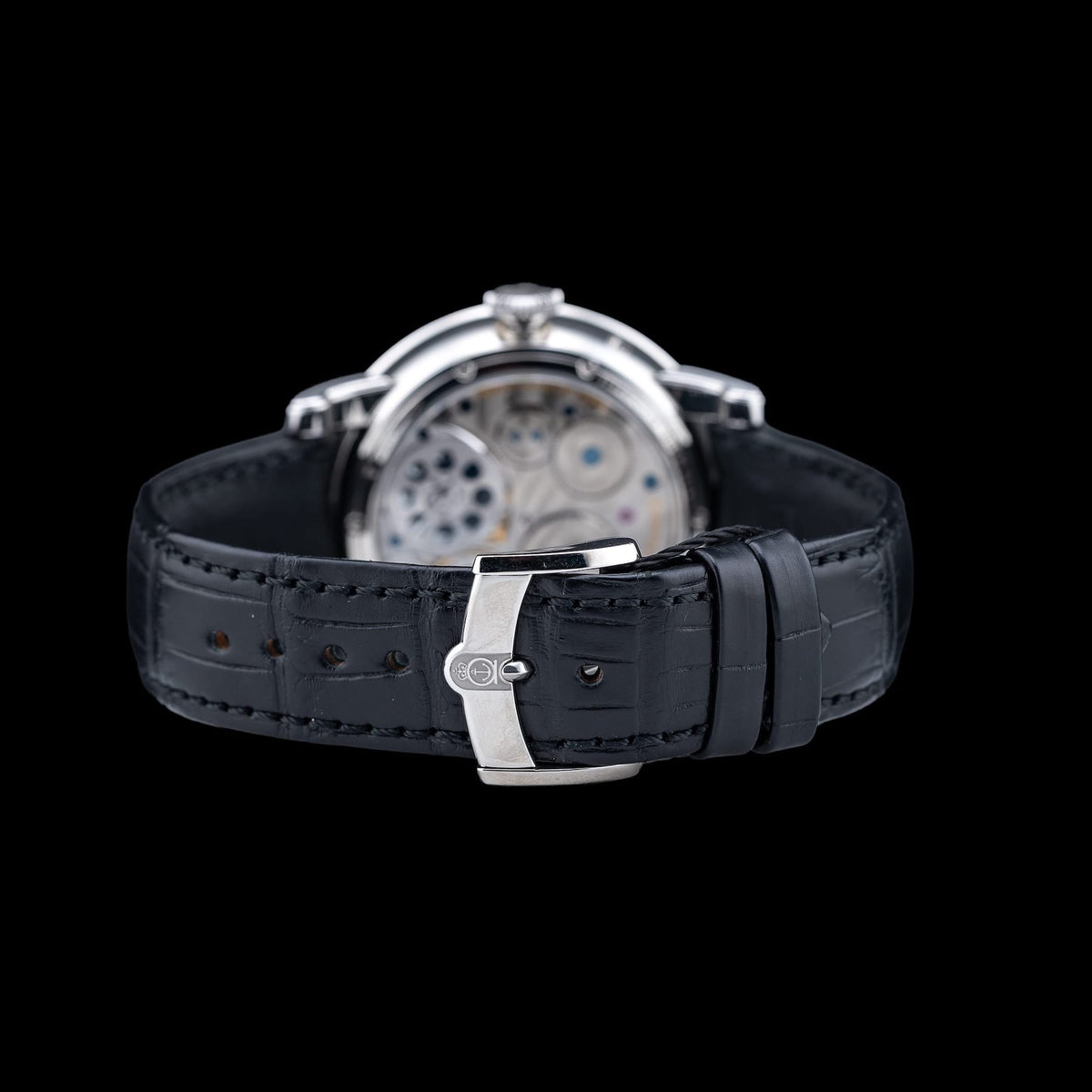 Arnold & Son HM Perpetual Moon Stainless Steel 1GLAS.B01A.C122S