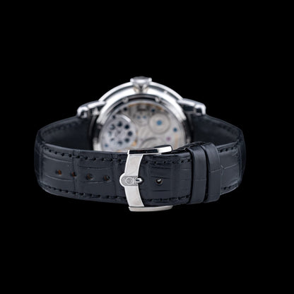 Arnold & Son HM Perpetual Moon Stainless Steel 1GLAS.B01A.C122S