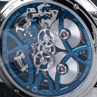 Arnold & Son Nebula 41.5mm on Strap 1NEAS.U01A.K002S