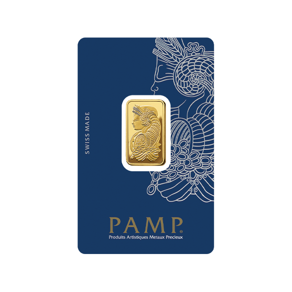 10g PAMP Lady Fortuna Gold Minted Bar