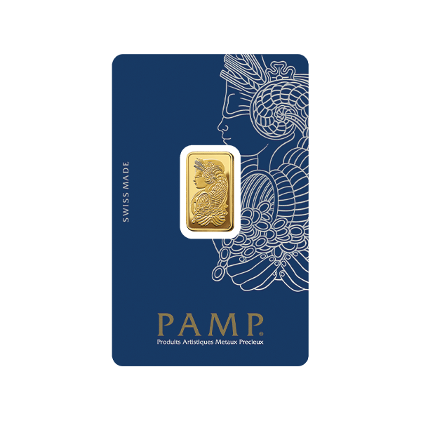 5g PAMP Lady Fortuna Gold Minted Bar