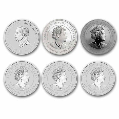 Australia 1 oz Silver Lunar Series III (Random Year)