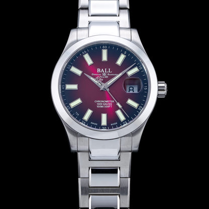 Ball NM9026C-S6CJ-RD Engineer III Marvelight Chronometer Burgundy Red 40mm