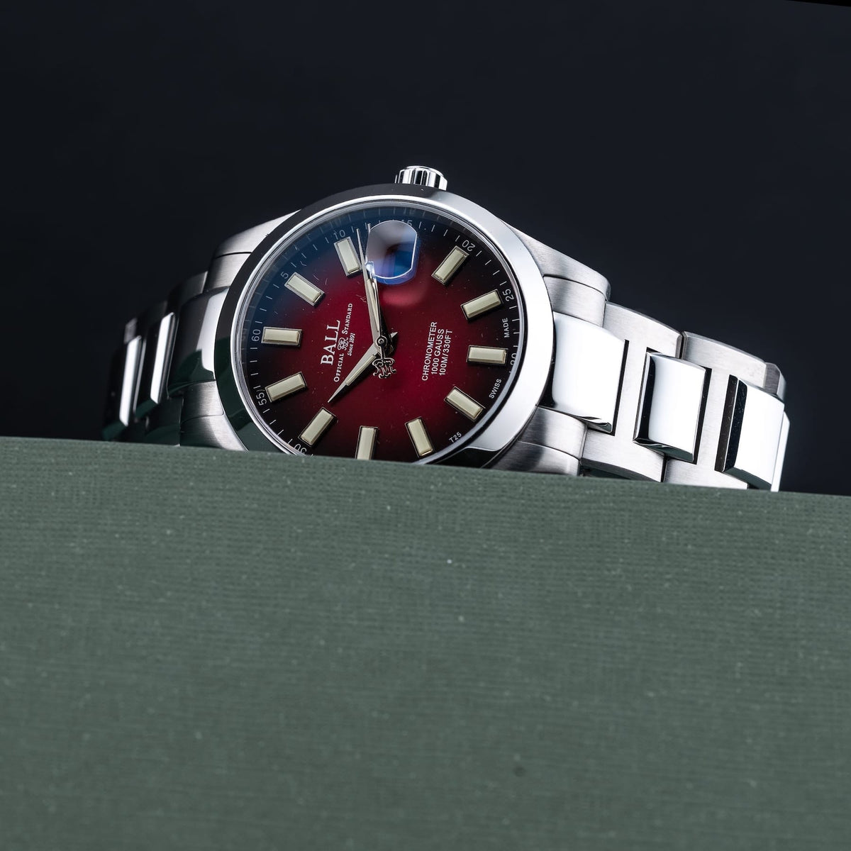 Ball NM9026C-S6CJ-RD Engineer III Marvelight Chronometer Burgundy Red 40mm