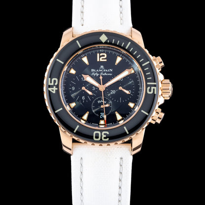 Blancpain Fifty Fathoms Chronographe Flyback Red Gold 5085F 3630 52A