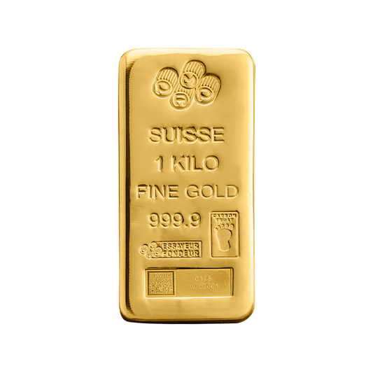 1kg PAMP Gold Cast Bar
