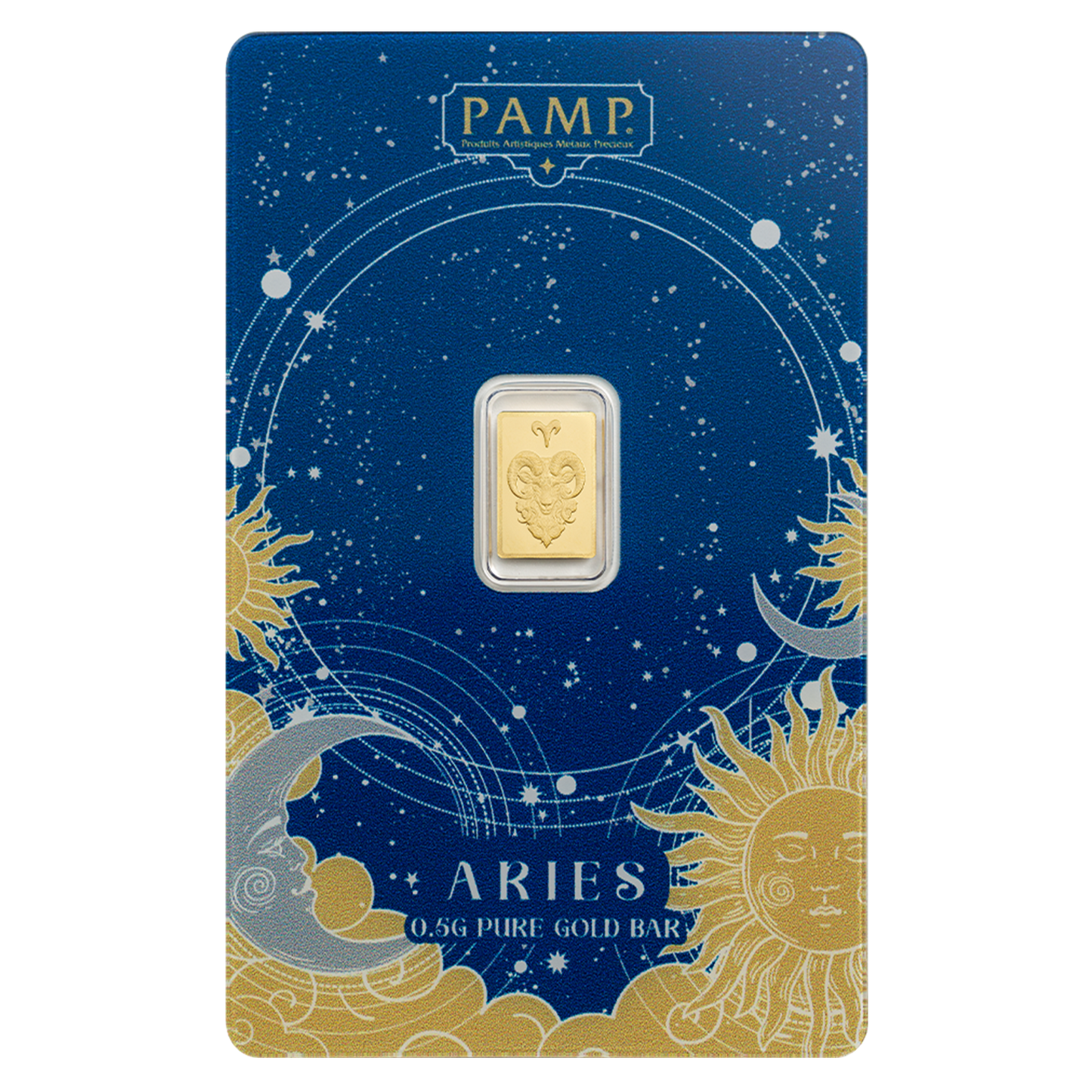 Buy 0.5 g Gold Zodiac Aries Bar