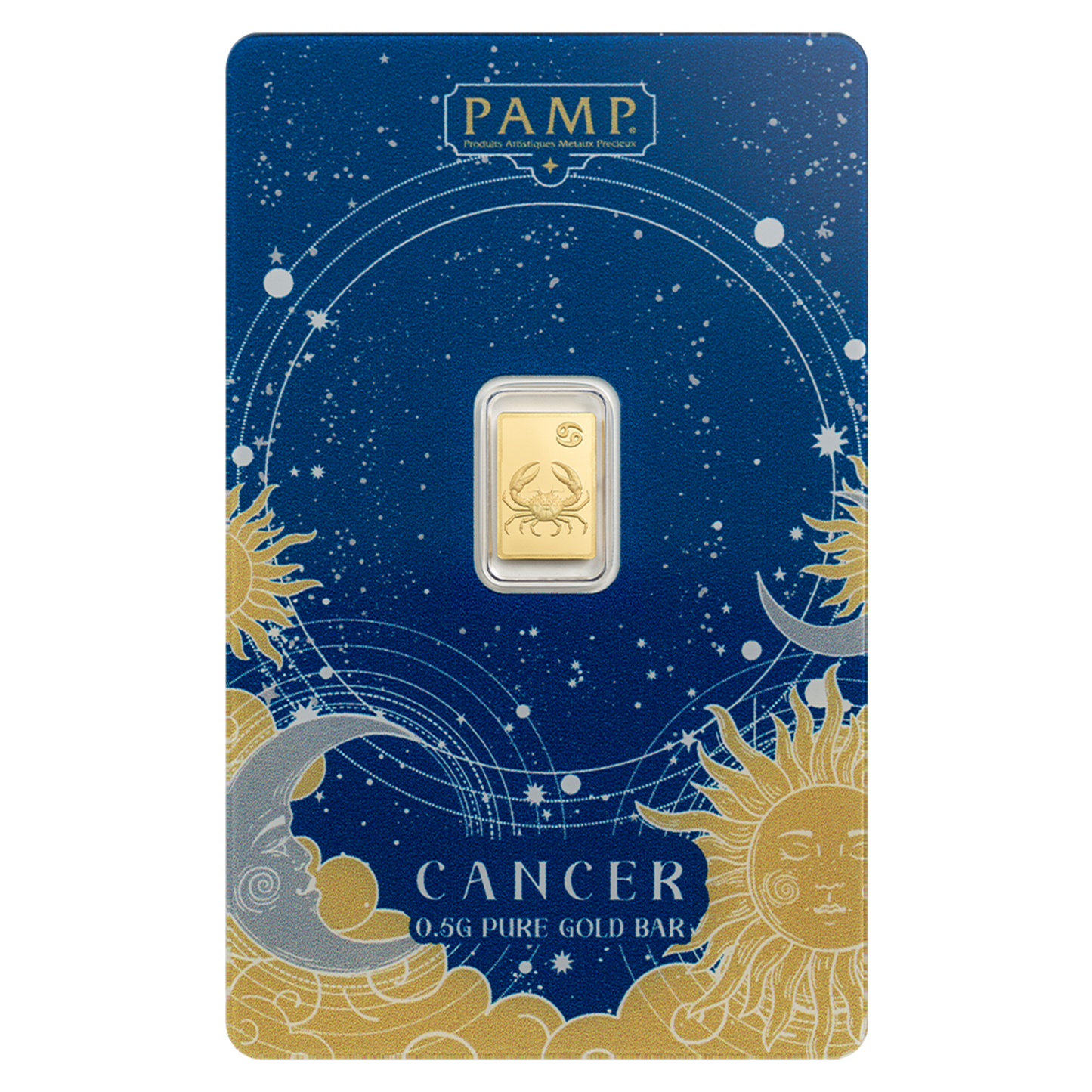 Buy 0.5 g Gold Zodiac Cancer Bar