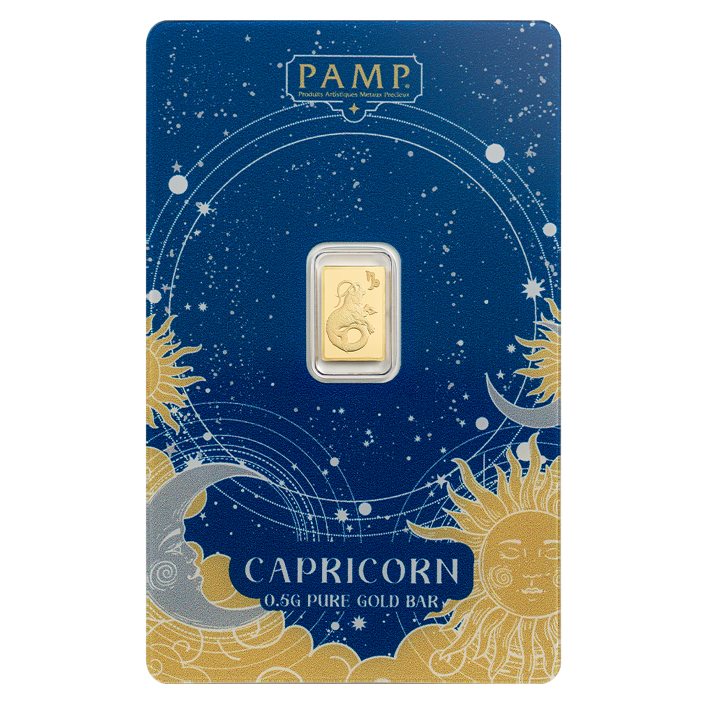 Buy 0.5 g Gold Zodiac Capricorn Bar