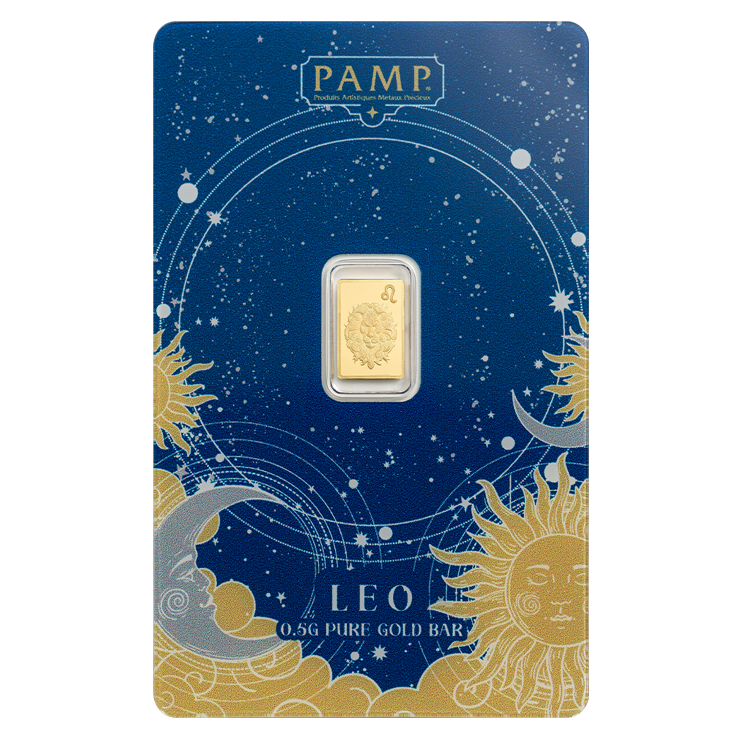 Buy 0.5 g Gold Zodiac Leo Bar