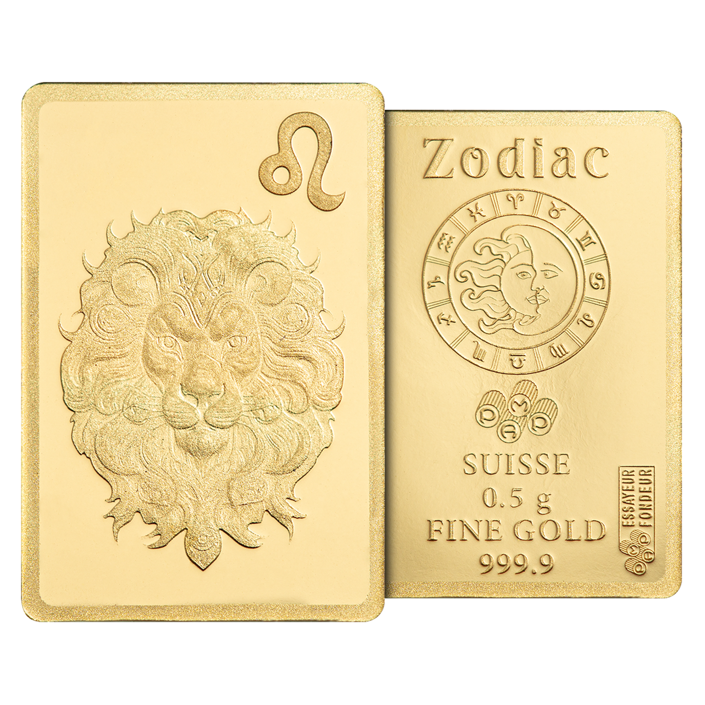 Buy 0.5 g Gold Zodiac Leo Bar