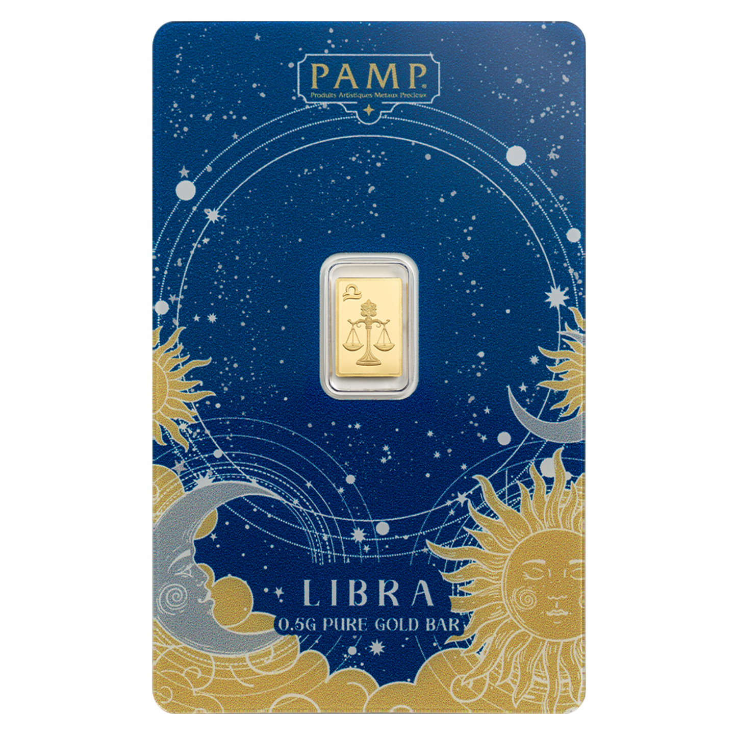 Buy 0.5 g Gold Zodiac Libra Bar