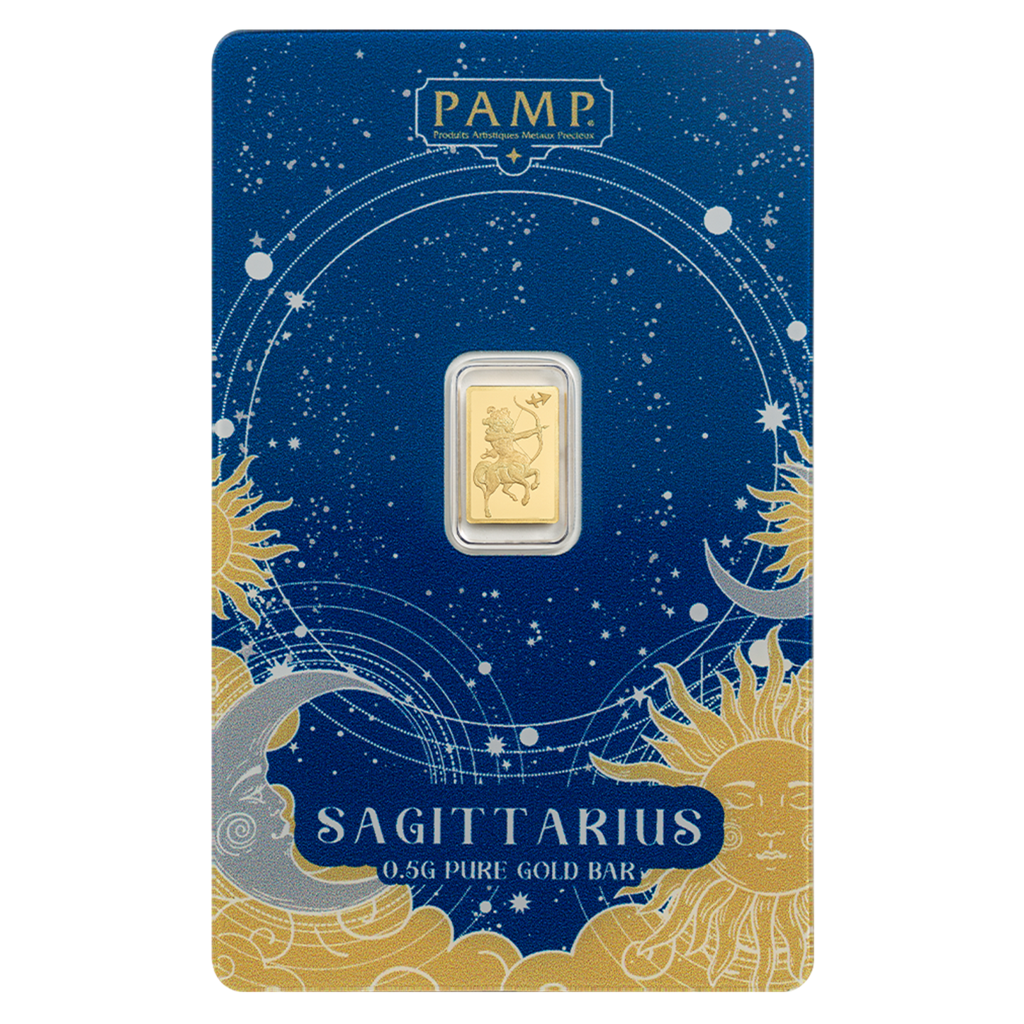 Buy 0.5 g Gold Zodiac Sagittarius Bar