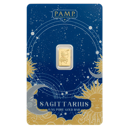 Buy 0.5 g Gold Zodiac Sagittarius Bar