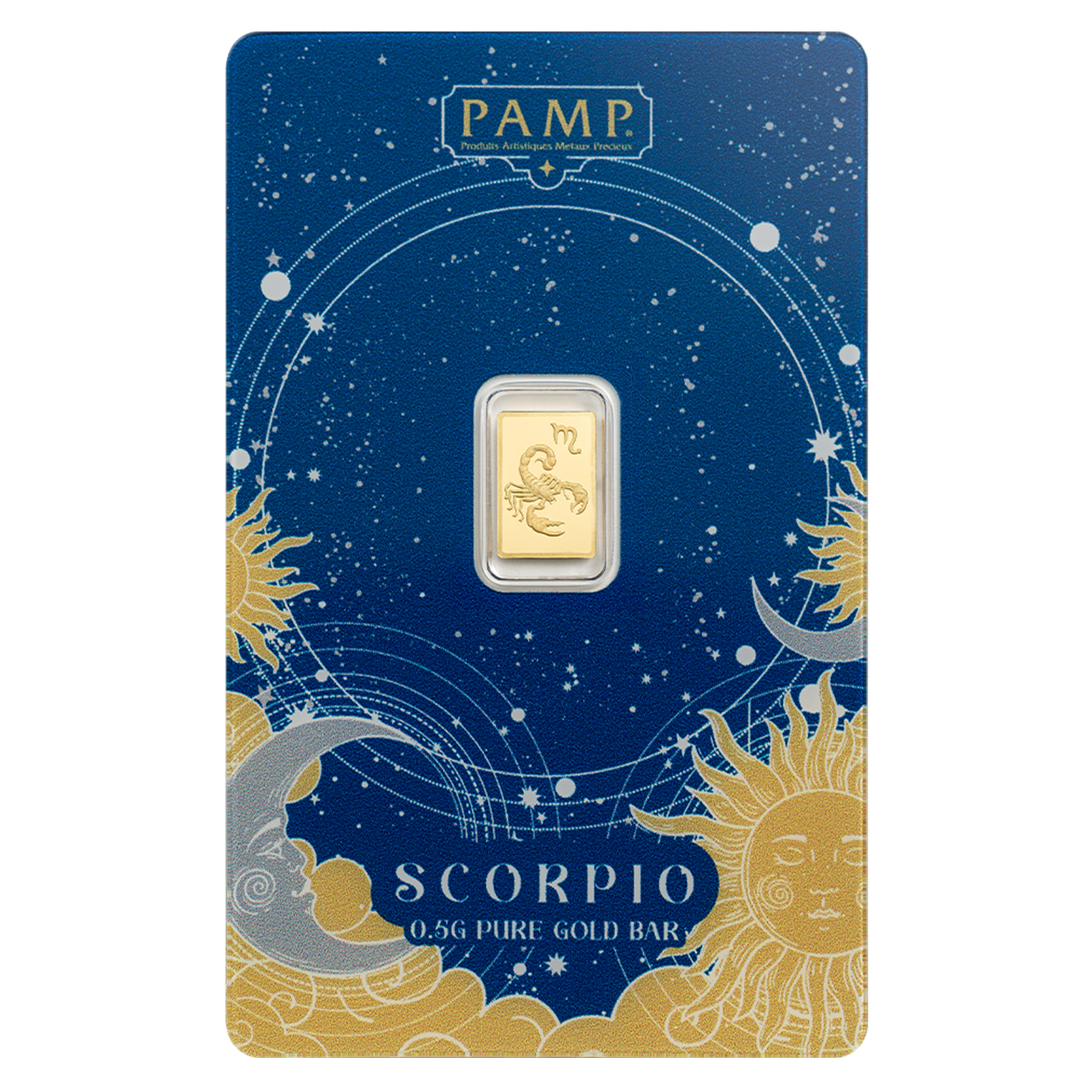 Buy 0.5 g Gold Zodiac Scorpio Bar