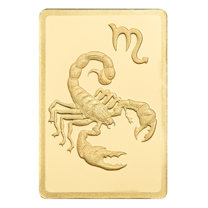 Buy 0.5 g Gold Zodiac Scorpio Bar