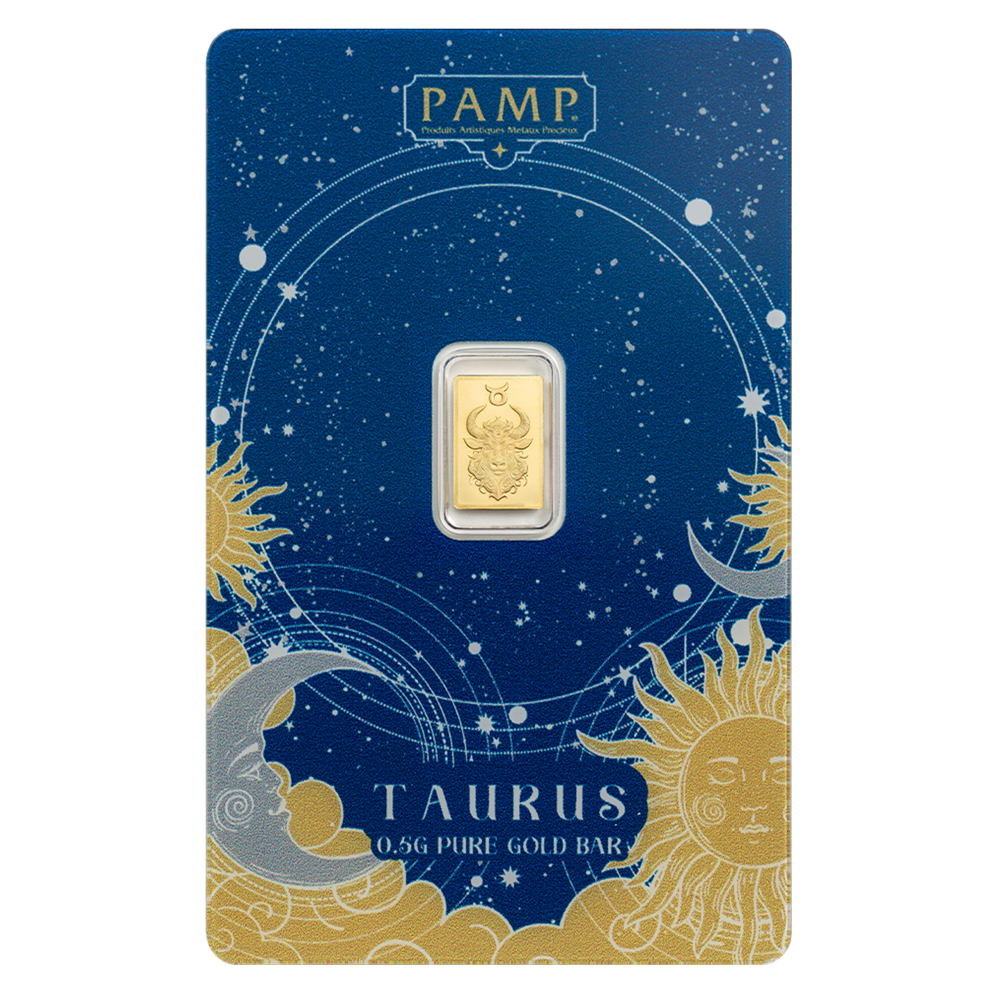 Buy 0.5 g Gold Zodiac Taurus Bar