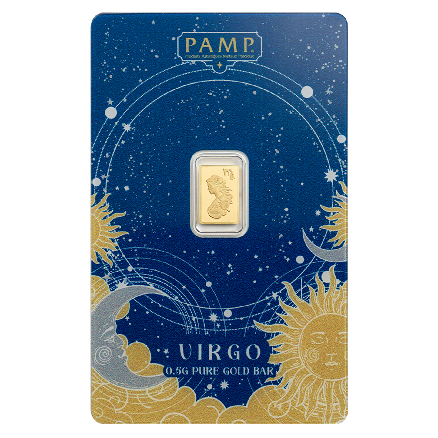 Buy 0.5 g Gold Zodiac Virgo Bar