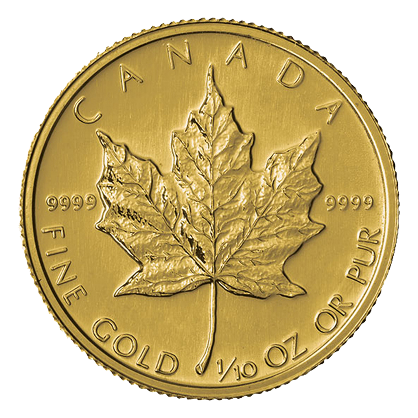 1/10 oz Canadian Gold Maple Leaf Coins