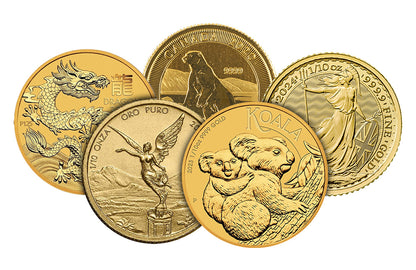 1/10 oz Gold Round or Coin .999+ (Any Mint, Random Year)