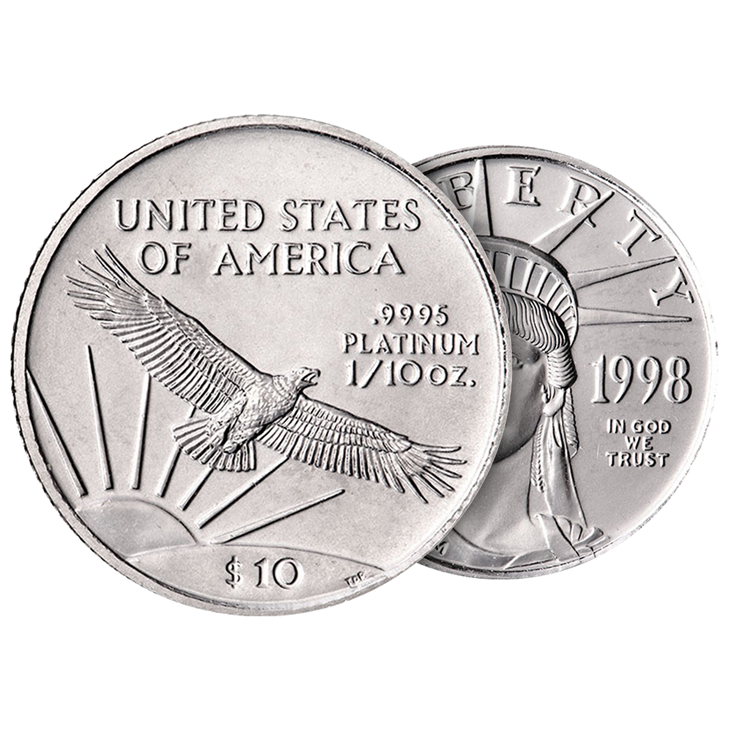 1/10 oz American Platinum Eagle Coins