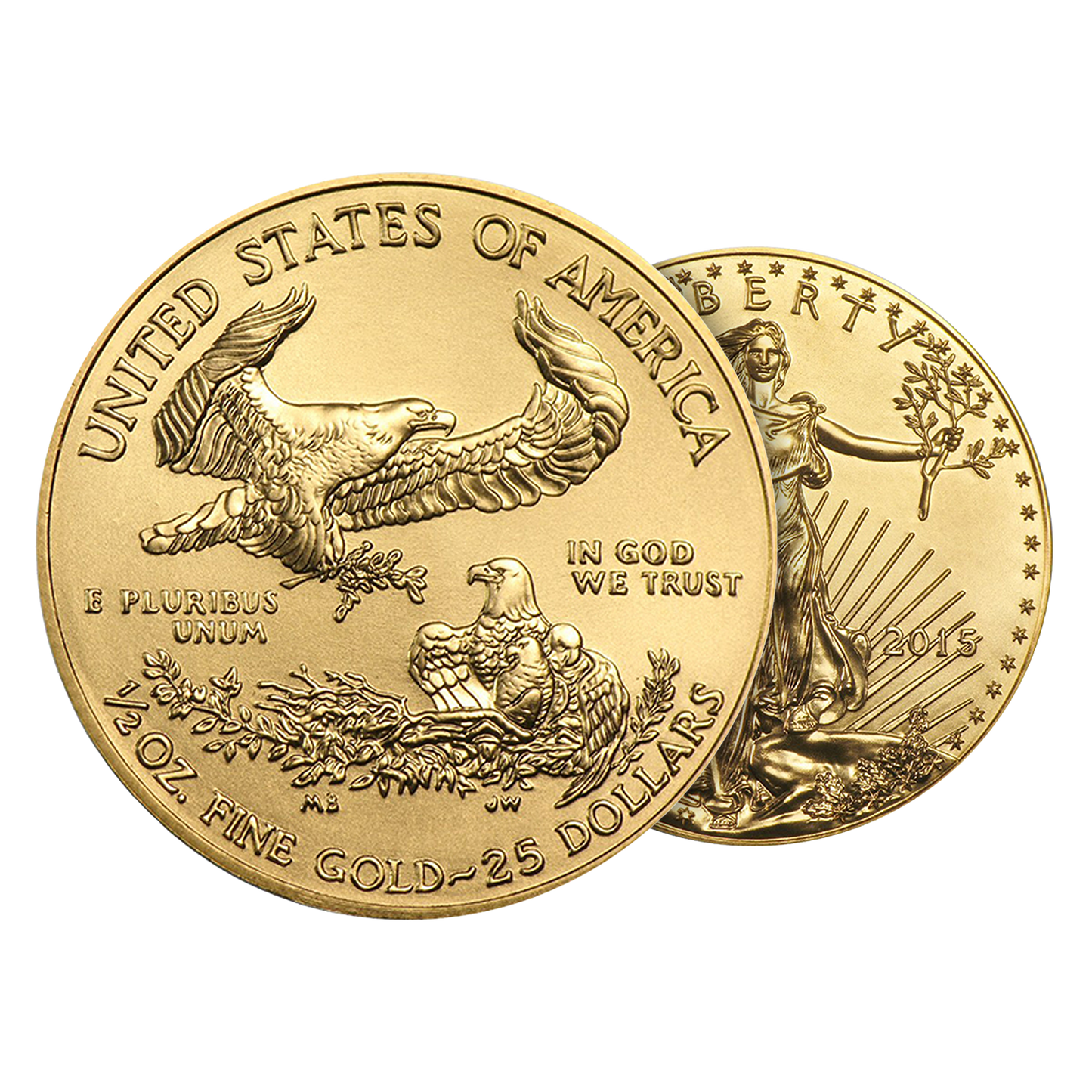 1/2 oz American Gold Eagle Coins