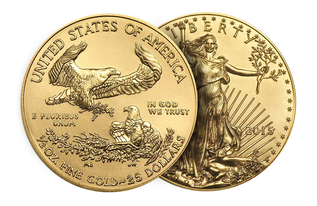 1/2 oz American Gold Eagle Coins