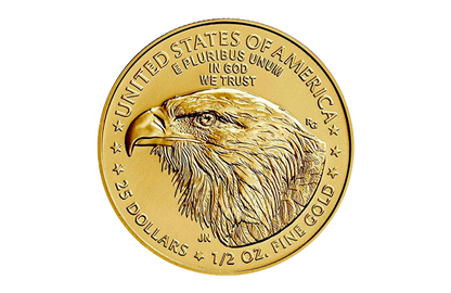 1/2 oz Gold Eagle Coins (new design - mid 2021 and later)