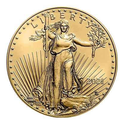 1/2 oz Gold Eagle Coins (new design - mid 2021 and later)