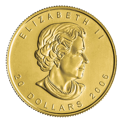 1/2 oz Gold Canadian Maple Leaf Coin
