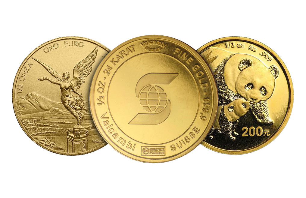 1/2 oz Gold Round or Coin .999+ (Any Mint, Random Year)
