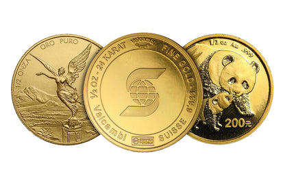 1/2 oz Gold Round or Coin .999+ (Any Mint, Random Year)