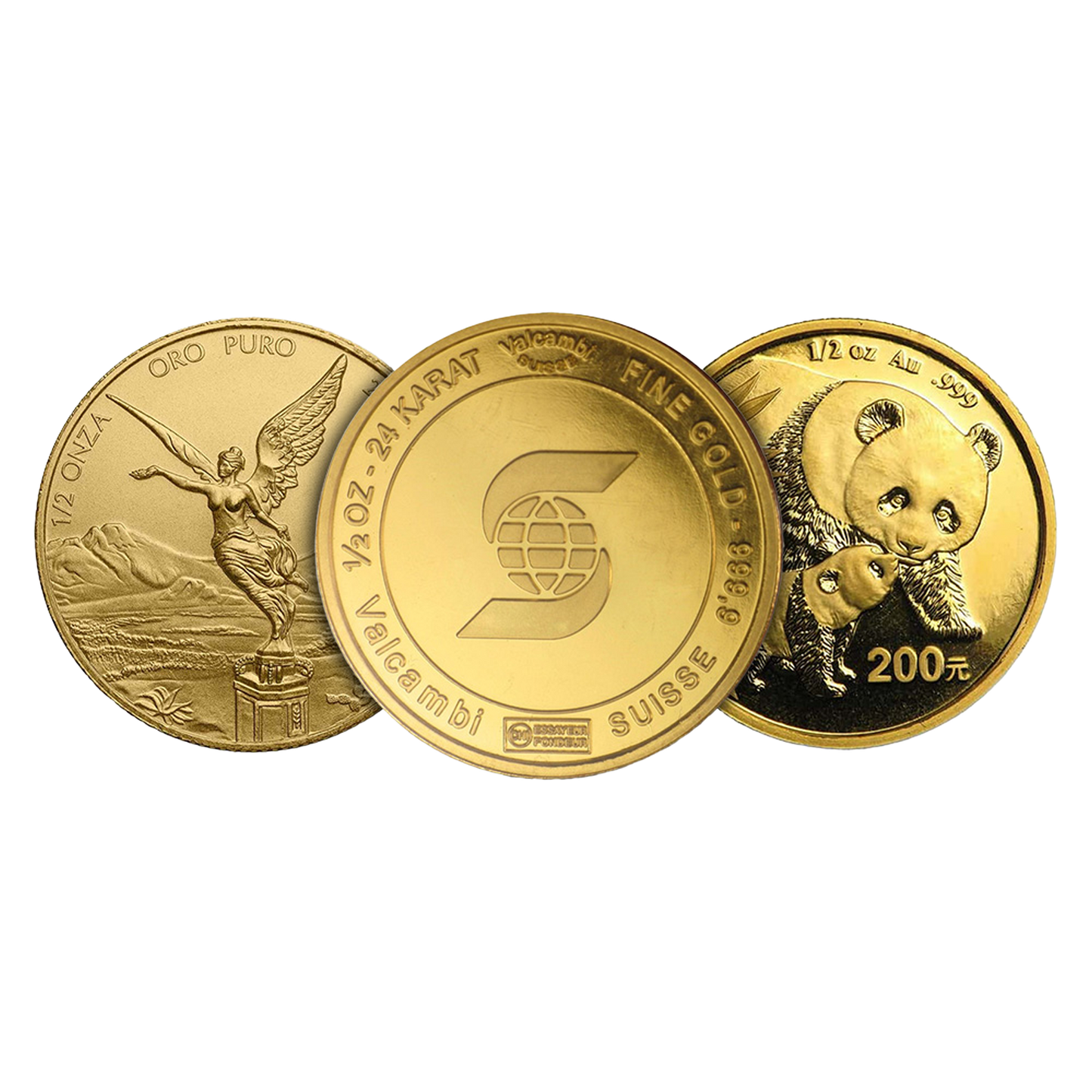 1/2 oz Gold Round or Coin .999+ (Any Mint, Random Year)