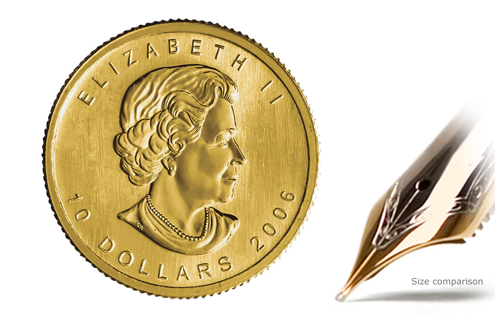 1/4 oz Gold Canadian Maple Leaf Coins