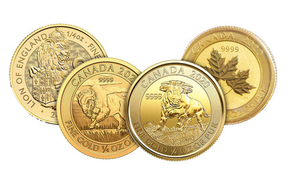 1/4 oz Gold Round or Coin .999+ (Any Mint, Random Year)