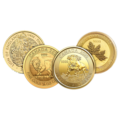 1/4 oz Gold Round or Coin .999+ (Any Mint, Random Year)