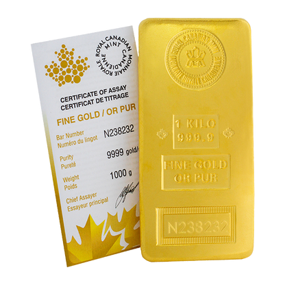 RCM kilo Gold Bars