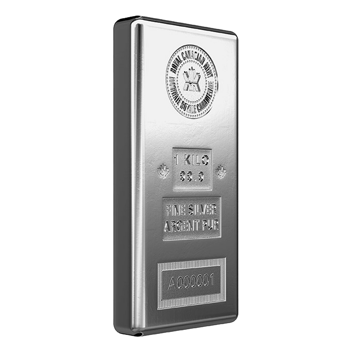 Canadian 1 Kilo Silver Bars