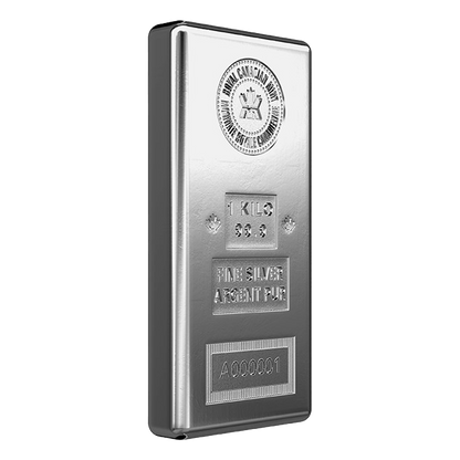 Canadian 1 Kilo Silver Bars