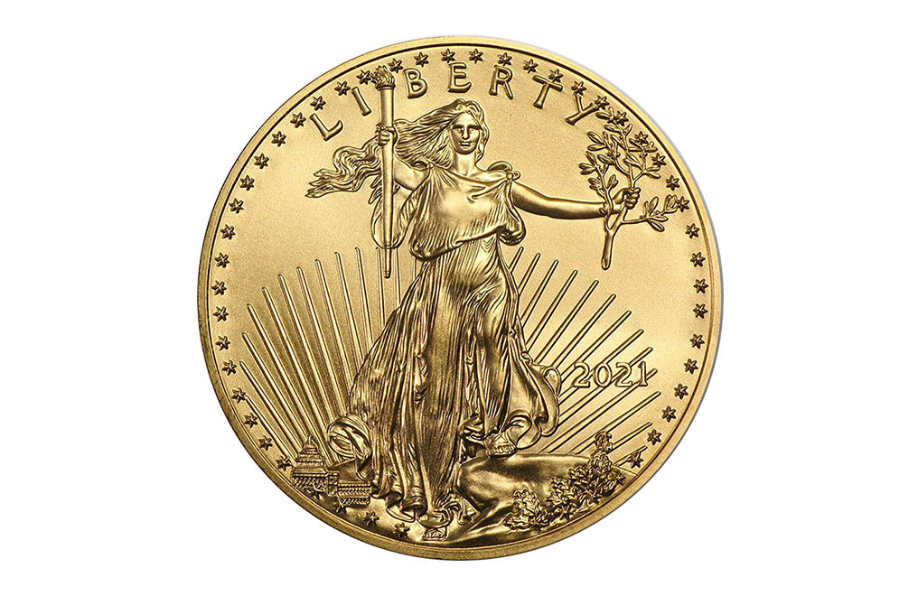 1 oz Gold Eagle Coins (new design - mid 2021 and later)