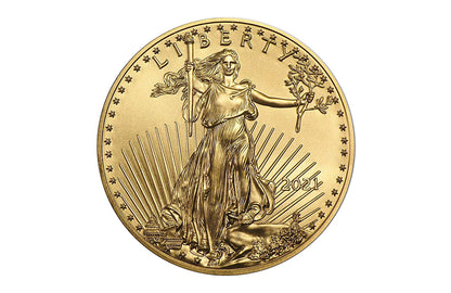 1 oz Gold Eagle Coins (new design - mid 2021 and later)