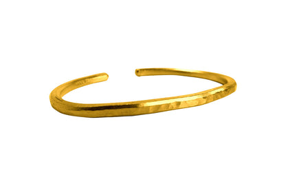 Buy 1 oz Hammered Gold Bullion Bracelet