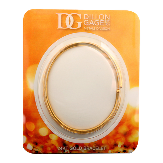 Buy 1 oz Hammered Gold Bullion Bracelet