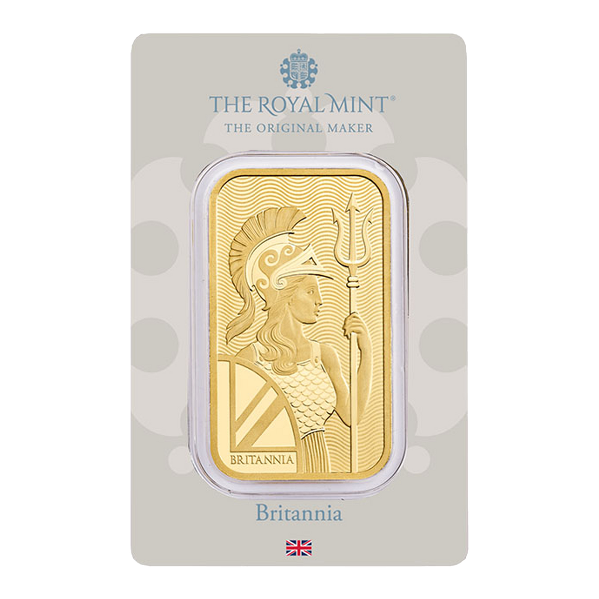 1 oz Britannia Gold Minted Bars (w/ assay)