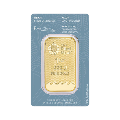 1 oz Britannia Gold Minted Bars (w/ assay)