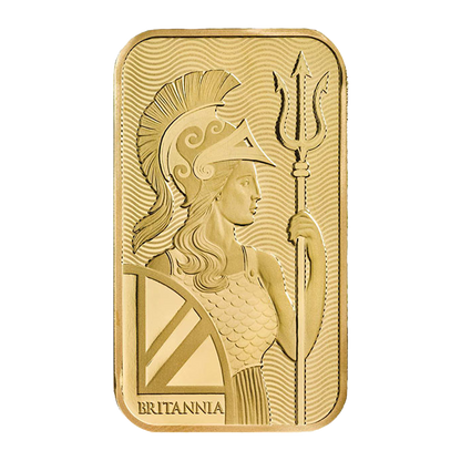 1 oz Britannia Gold Minted Bars (w/ assay)