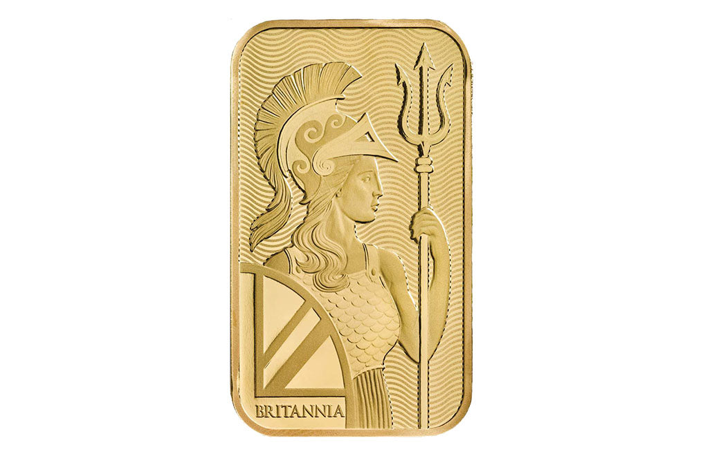 1 oz Britannia Gold Minted Bars (w/ assay)
