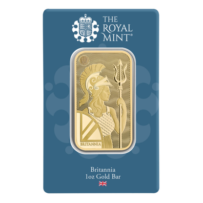 1 oz Britannia Gold Minted Bars (w/ assay)
