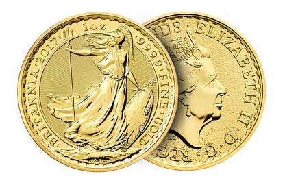 1 oz British Gold Britannia Coins